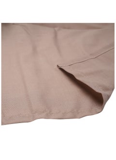 Home-Tex Design 2 Piece Hometex Design Single Size Dyed Flat Sheet Set Taupe - 1 Flat Sheet (150x260 cm) + 1 Pillow Cover (50x75 cm)  - Image 4