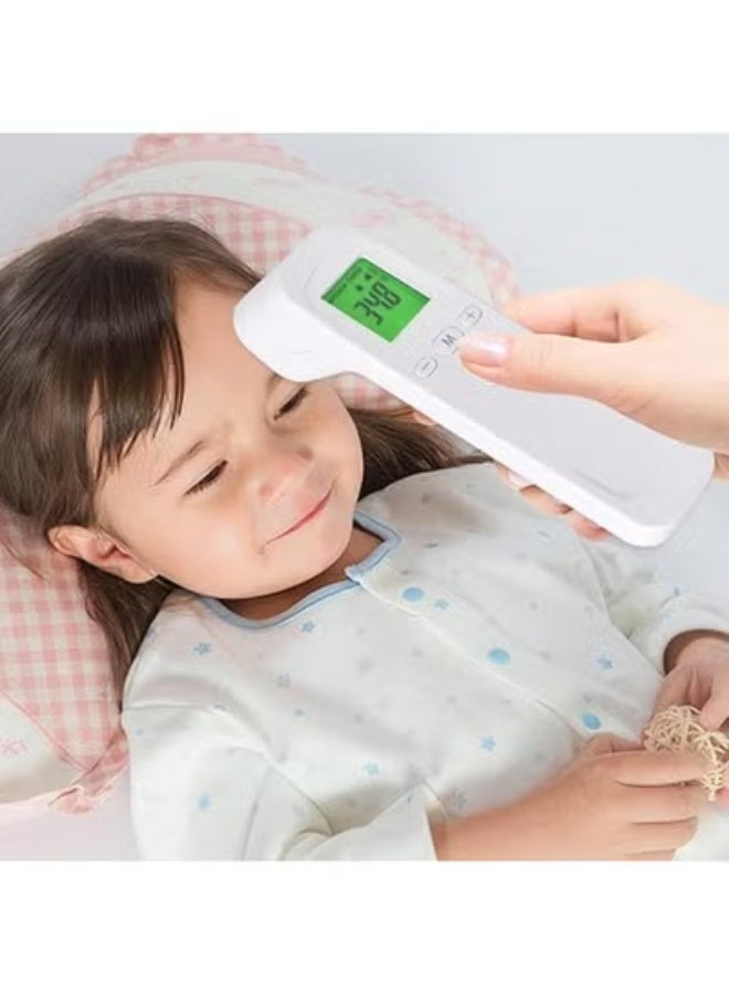 ترمومتر رقمي للأطفال - قياس الحرارة بالأشعة تحت الحمراء بدون تلامس - وضع خاص للأطفال خاصية صامتة ومنبه حرارة - دقة عالية ونتائج فورية - أبيض - Image 3