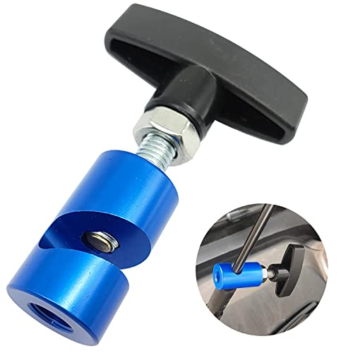 ZKTOOL Lift Support Clamp with Brass Core Protection, 2-in-1 Hood Strut & Spark Plug Caliper Tool, 14mm Spark Plug Gap Tool, Universal Car Hood Clamp - Image 1
