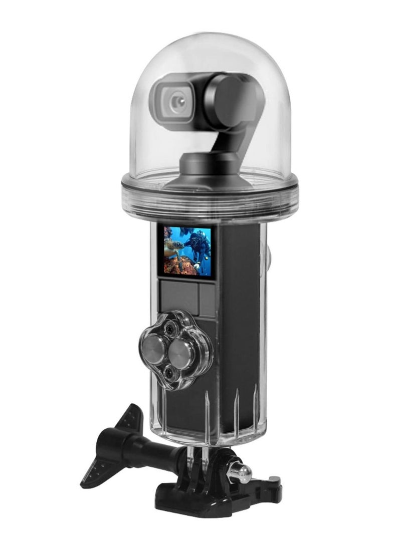 SYOSI Waterproof Housing Case for DJI Osmo Pocket, 60m/196.8ft Protective Underwater Dive Housing Shell, Action Camera Accessories for Surfing Diving Swimming  - Image 1