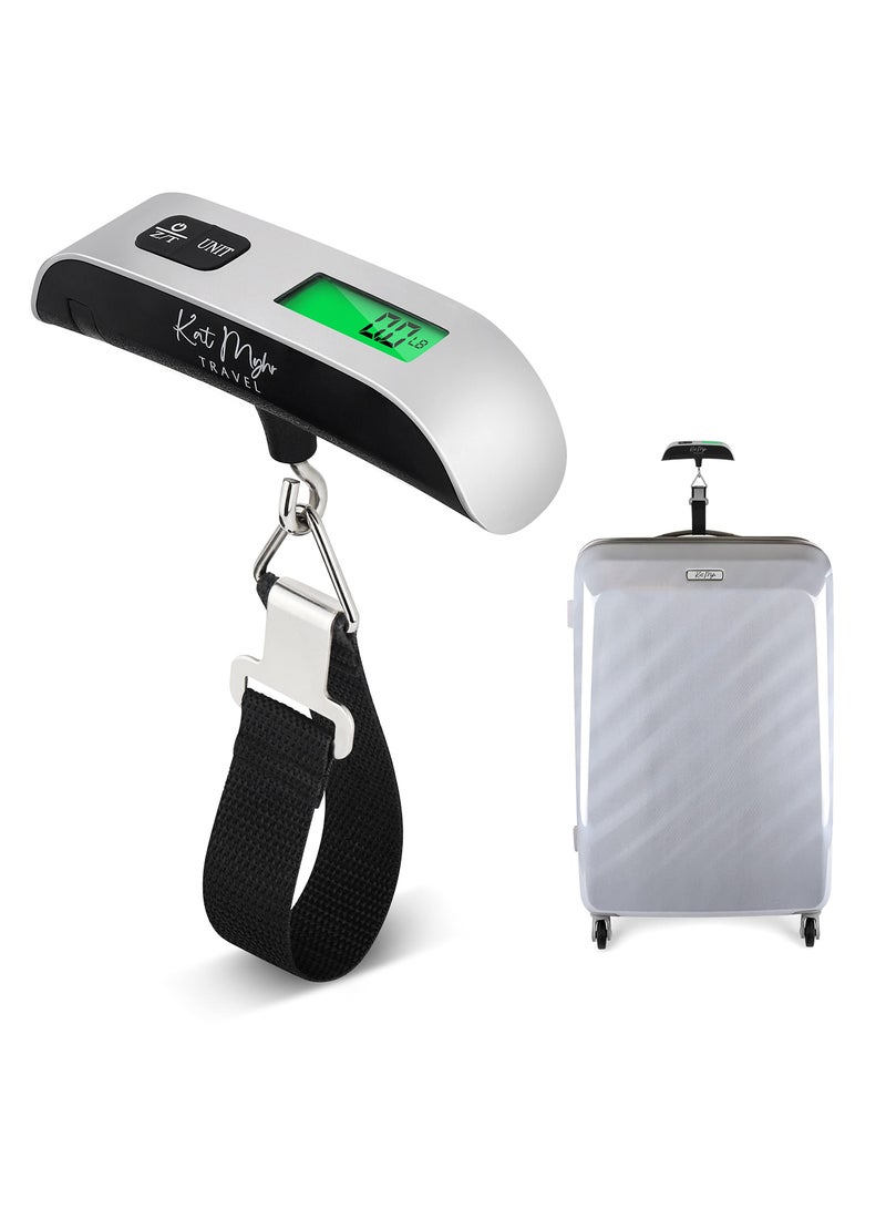 Portable Digital Luggage Scale - Travel Weight Scale with Hook for Suitcases, Bags, and Luggage - Accurate and Lightweight Weighing Solution for Travelers - Image 4