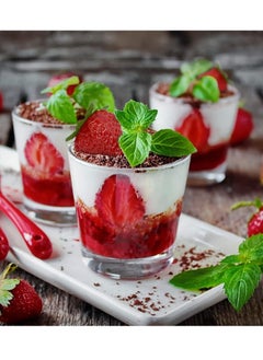 SYOSI 32Pcs Artificial Strawberries Fake Fruit Fake Strawberries Fake Cherries,Simulation Fake Strawberry Realistic Plastic Fruit Artificial Fake Cherries Strawberry Decor for Wedding,Photography Prop  - Image 3