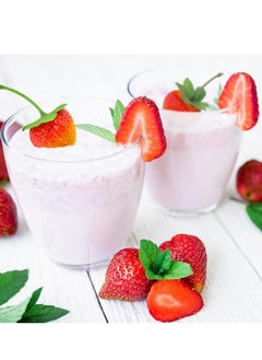 SYOSI 32Pcs Artificial Strawberries Fake Fruit Fake Strawberries Fake Cherries,Simulation Fake Strawberry Realistic Plastic Fruit Artificial Fake Cherries Strawberry Decor for Wedding,Photography Prop  - Image 4