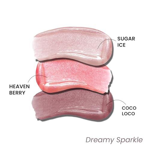 LAMIOR Peptide Glaze Lip Balm Combo Pack Of 3 - Dreamy Sparkle | 3-In-1 Formula For Glossy Shine, Healing, And Nourishment | Pillowy-Soft Lips | Nourishes Dry Skin | Real Reviews, Juicy Results! - Image 2