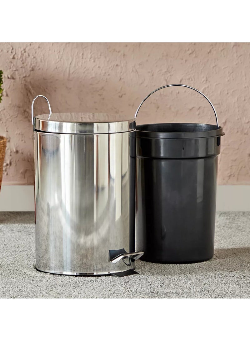 BLACKSTONE Stainless Steel Hands Free Pedal Bin 5L Soft Close Rust-Proof - Image 4