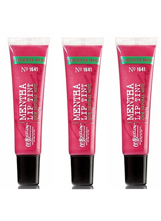 C. O. Bigelow Bath & Body Works C.O. Bigelow Mentha Lip Tint 3 Pack Magenta Mint 1641  - Image 1