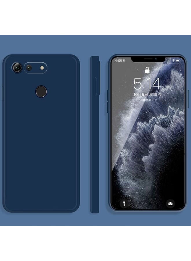 حافظة حماية لهاتف هونر فيو 20 – لون موحّد من سيليكون سائل مقلّد بتغطية كاملة - Image 1