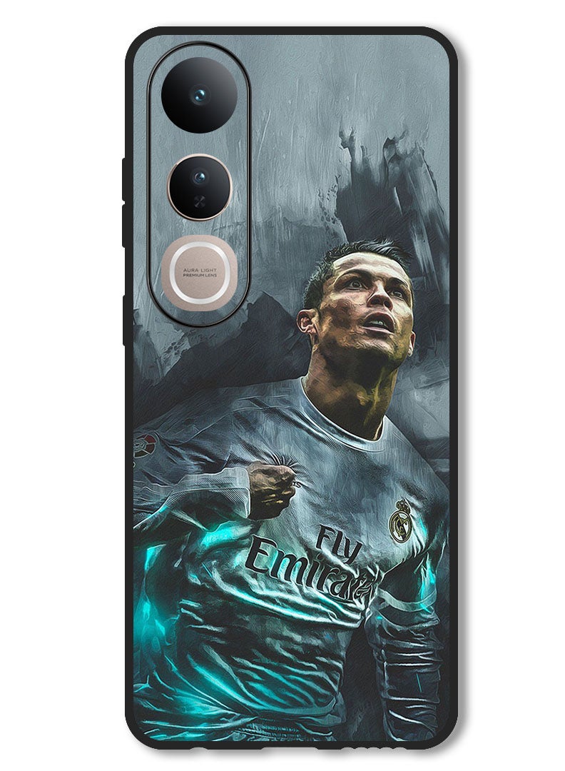 Theodor Case Compatible with Vivo V50 Lite Protection Shockproof Bumper Cover Cristiano Ronaldo (4) - Image 1