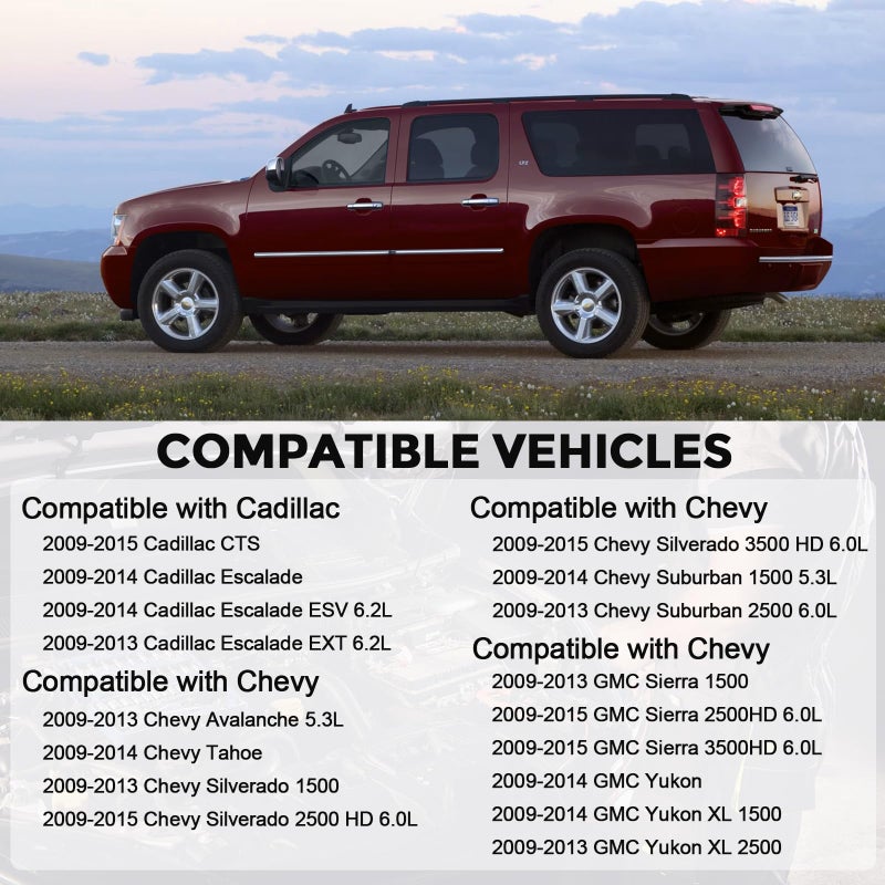 RLP حساس تدفق الهواء الشامل MAF متوافق مع كاديلاك CTS إسكاليد شيفروليه أفالانش سيلفرادو سوبربان تاهو GMC سييرا يوكون XL 1500 2500 يستبدل 10393948 23256991 - Image 5