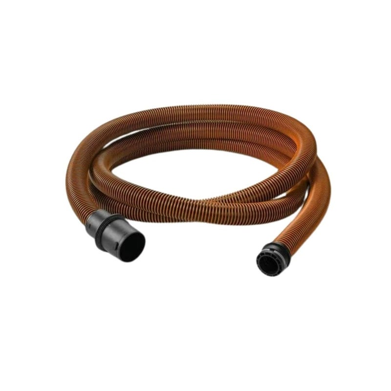 Fein AntiStatic Suction Hose for Safe and Efficient Cleaning Electrostatically Conductive for Turbo II WetDry Dust Extractors 27mm Diameter 4m Length OrangeBlack 31345121010 - Image 2