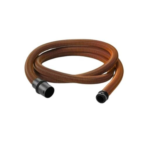 Fein AntiStatic Suction Hose for Safe and Efficient Cleaning Electrostatically Conductive for Turbo II WetDry Dust Extractors 27mm Diameter 4m Length OrangeBlack 31345121010 - Image 1