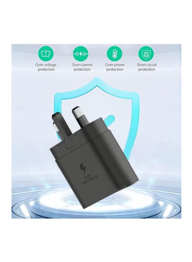 Qbest 45W PD Fast Wall Charger | USB-C to USB-C Cable (5A) Included | Super Fast Charging for Samsung & All USB-C Smart Devices | Sleek & Durable Design - Image 3