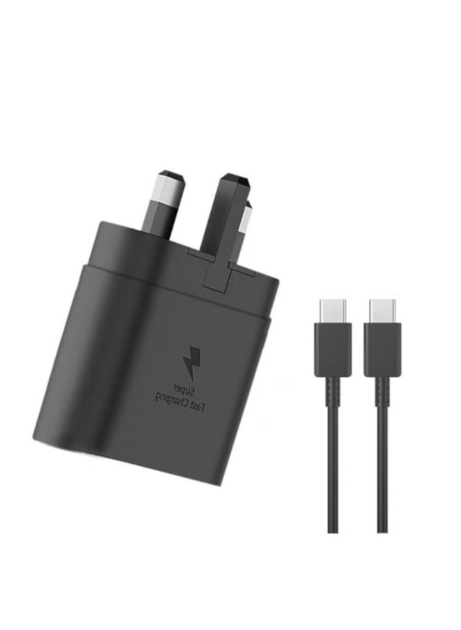 Qbest 45W PD Fast Wall Charger | USB-C to USB-C Cable (5A) Included | Super Fast Charging for Samsung & All USB-C Smart Devices | Sleek & Durable Design - Image 1