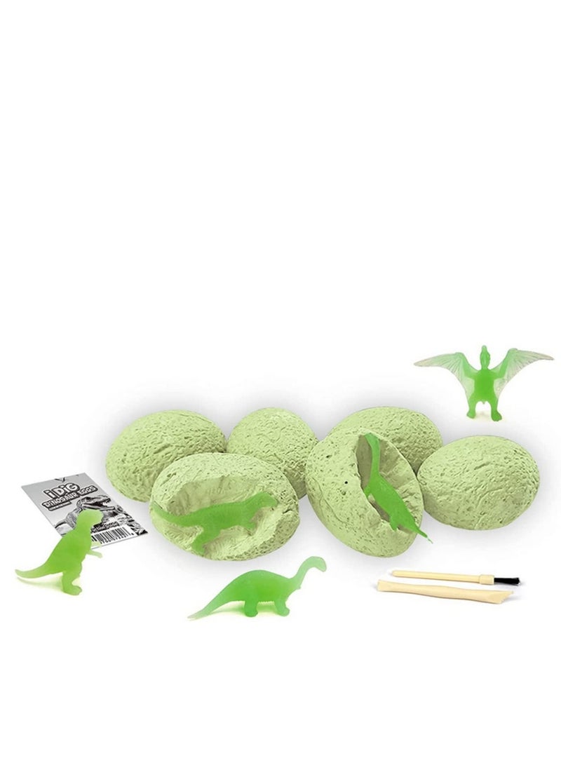 Night Glow Dinosaur Eggs 12 Dinosaur Excavation Kits - Image 3