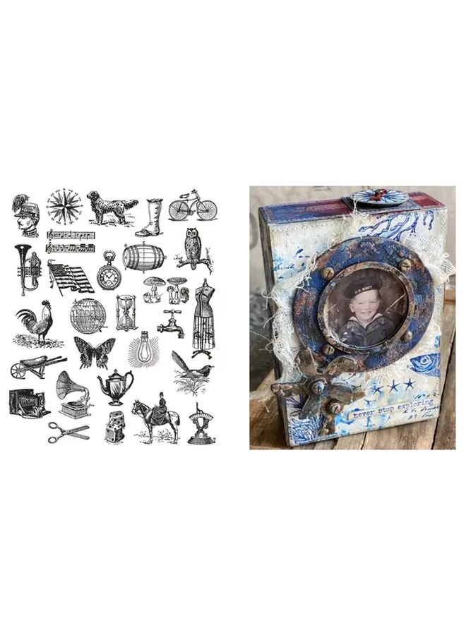 Clear Stamp Die Cutter TH 16 Seal For Scrapbooking Card Making Journals - Image 4