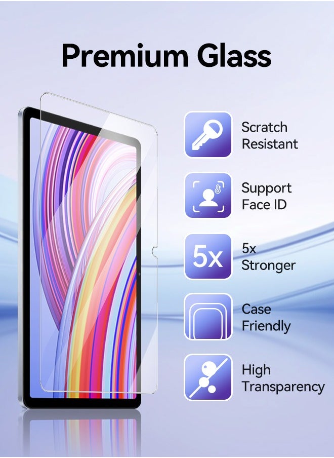 Tersely 【2 Pack】 Screen protector for Xiaomi Redmi Pad Pro 12.1 Inch 2024, 9H Tempered Glass Screen Protector for Redmi Pad Pro 12.1 Inch, Anti-Scratch, Fingerprint-proof  - Image 2