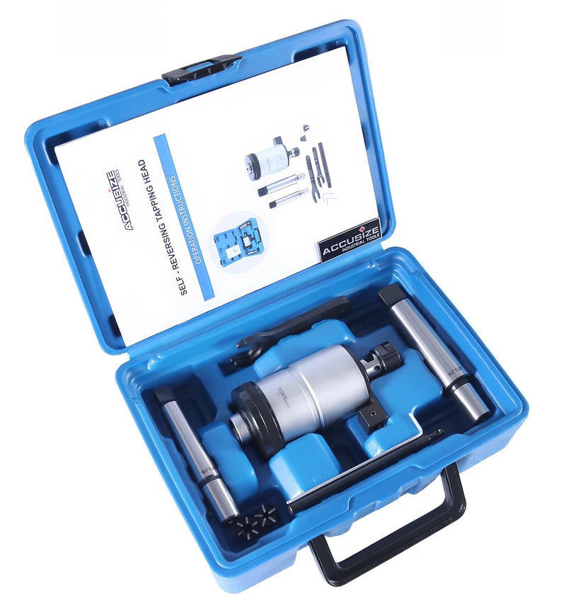 Accusize Industrial Tools - 0-1/4'' Self-Reversing Tapping Head with JT6 Jacobs Taper, Precision Depth Control, for Drill Press, 2600-4002 - Image 2