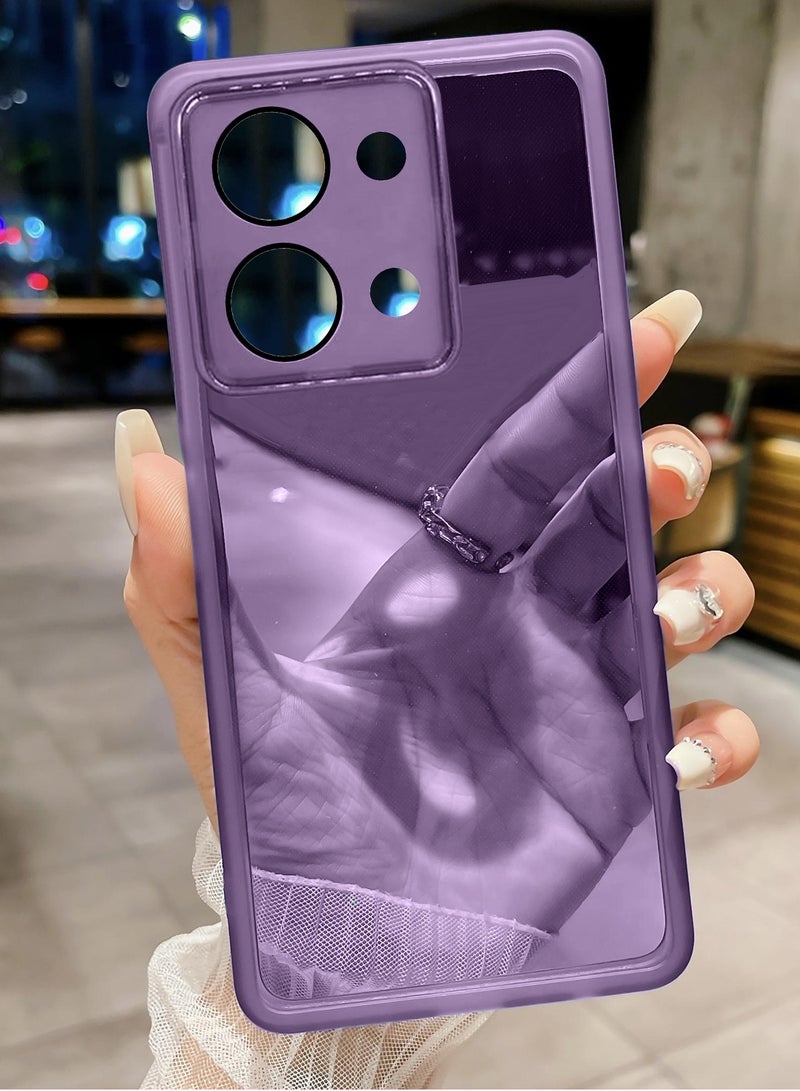 Wtech Xiaomi Redmi 15C 4G 2025 Soft Transparent Camera Lens Protection TPU Silicone Ultra Thin Phone Stylish Electroplated Camera Border Back Case Cover - Eggplant Purple - Image 2