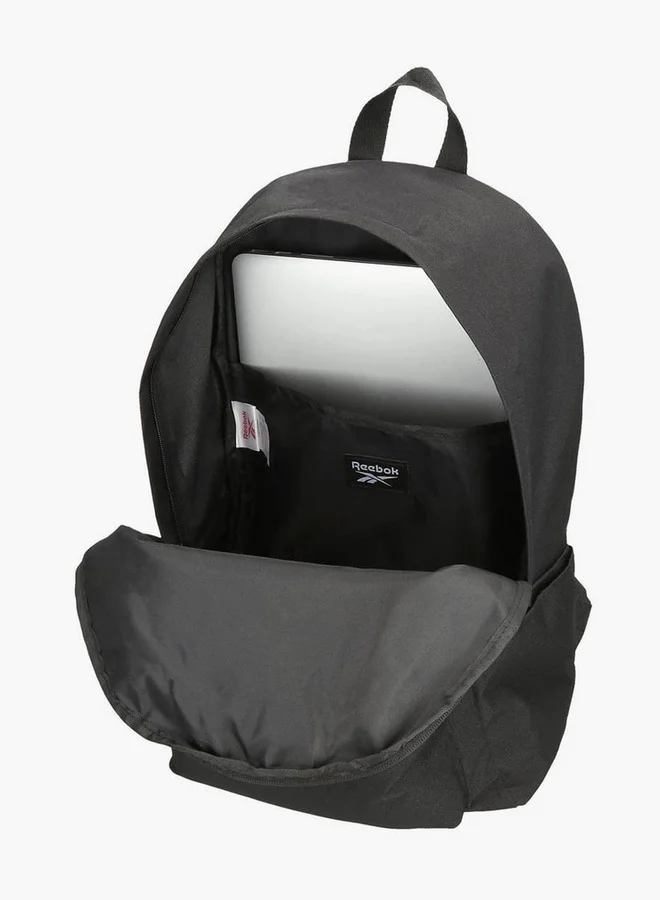Reebok  Logo Print School Backpack with Adjustable Straps and Zip Closure - 38x19x43 cm  | Best Price UAE