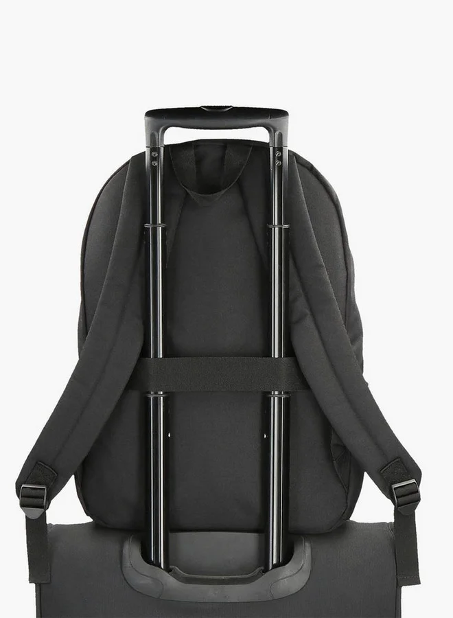 Reebok  Logo Print School Backpack with Adjustable Straps and Zip Closure - 38x19x43 cm  | Best Price UAE