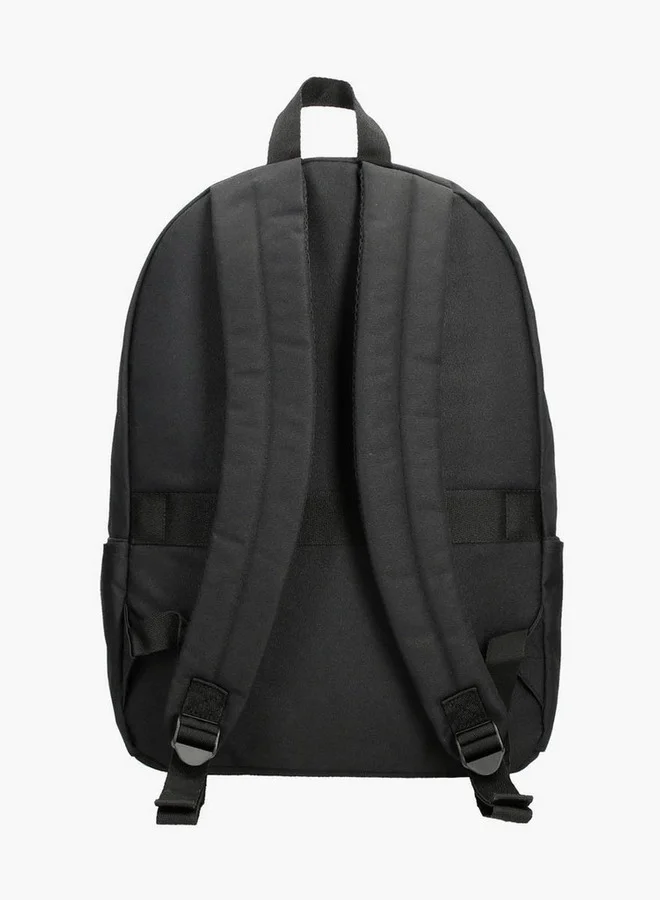 Reebok  Logo Print School Backpack with Adjustable Straps and Zip Closure - 38x19x43 cm  | Best Price UAE