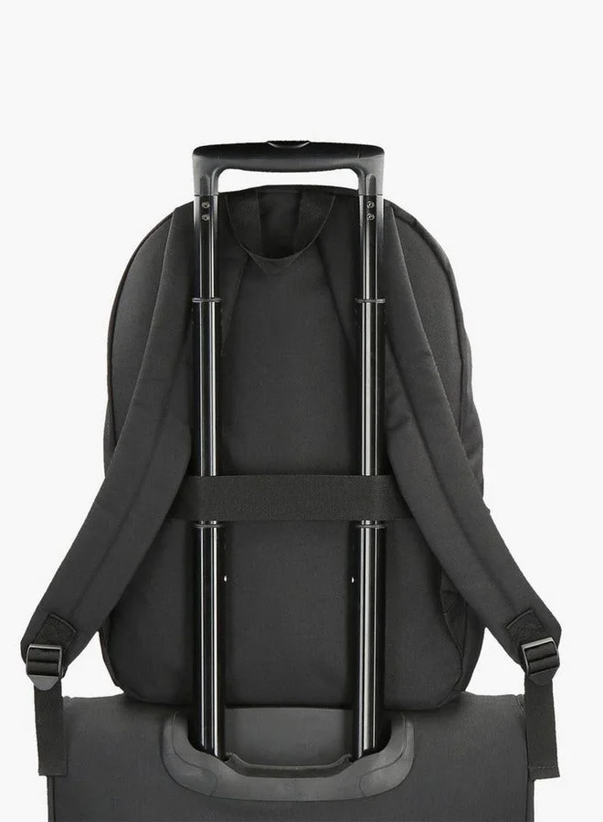 Reebok  Logo Print School Backpack With Adjustable Straps And Zip Closure - 38X19X43 Cm  | Best Price UAE