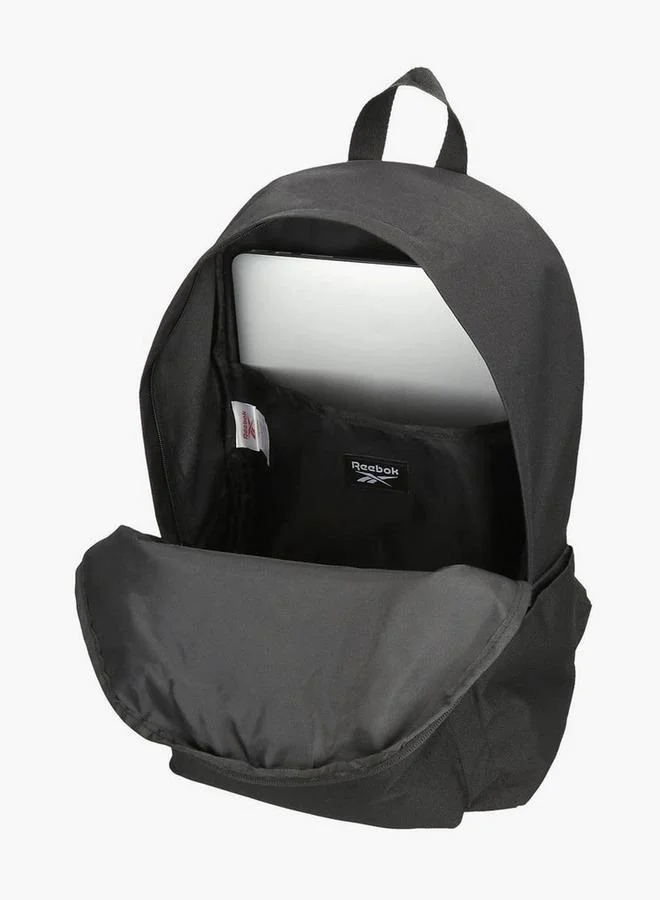 Reebok  Logo Print School Backpack With Adjustable Straps And Zip Closure - 38X19X43 Cm  | Best Price UAE