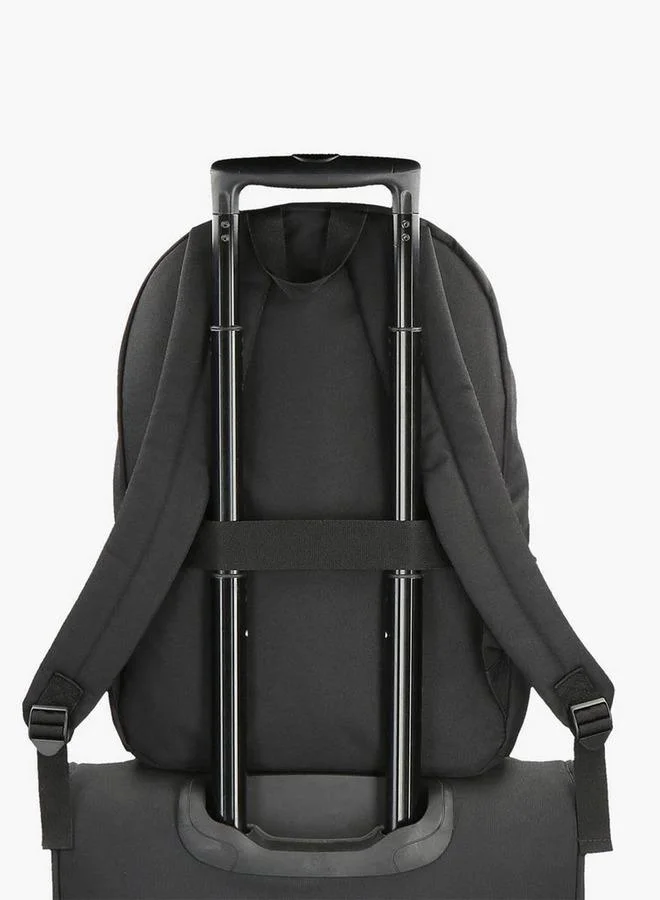 Reebok  Logo Print School Backpack With Adjustable Straps And Zip Closure - 38X19X43 Cm  | Best Price UAE