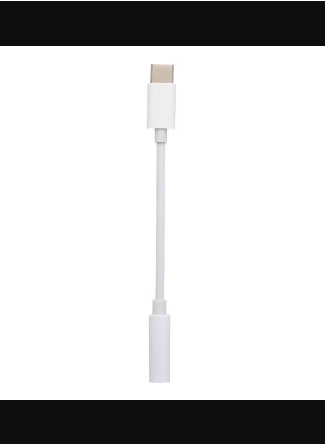 Generic USB C to 3.5mm Headphone Jack Adapter CM20 White  - Image 4