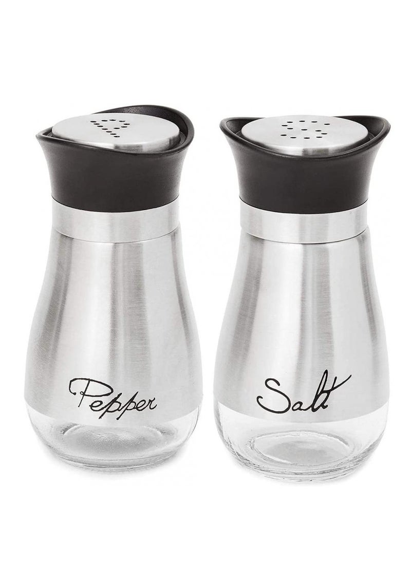 Alissa 2 pcs stainless steelSalt and Pepper Shakers  - Image 1