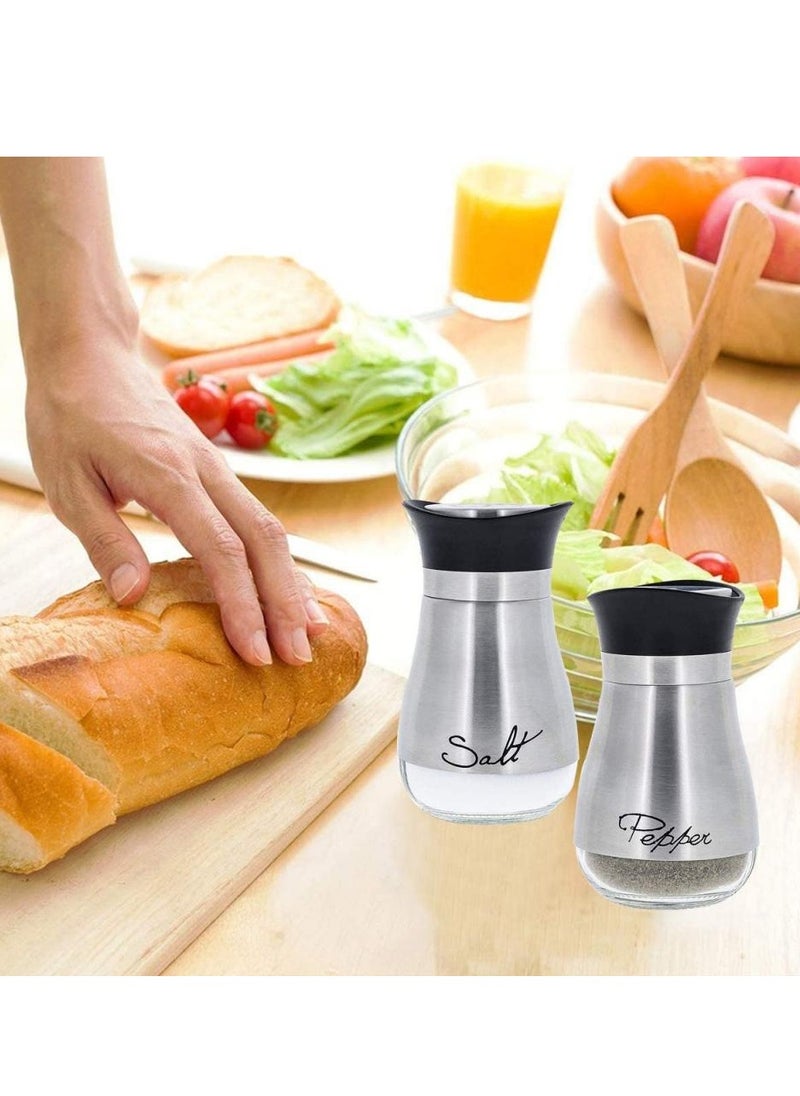 Alissa 2 pcs stainless steelSalt and Pepper Shakers  - Image 3