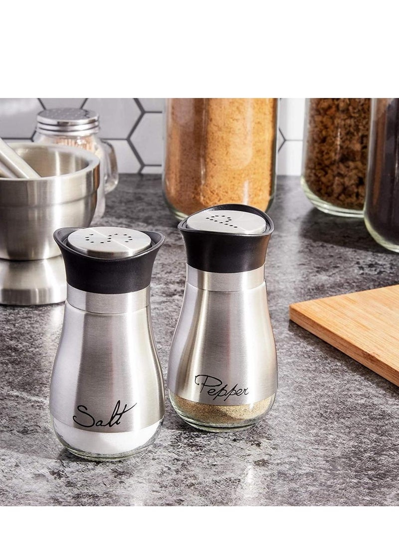 Alissa 2 pcs stainless steelSalt and Pepper Shakers  - Image 5