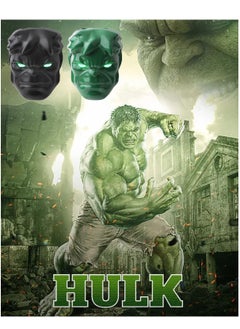 SYOSI Hulk The Avenger Marvel Push to Start Button Cover Car One-Button Start Button Protective Cover Interior Modification Ignition Device Switch Metal Decorative Stickers (Green)  - Image 2