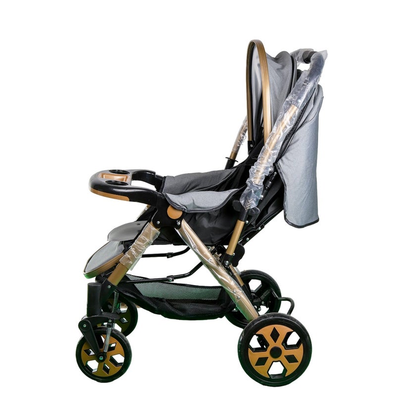 Baby Stroller for Kids Grey - 615 - Image 2