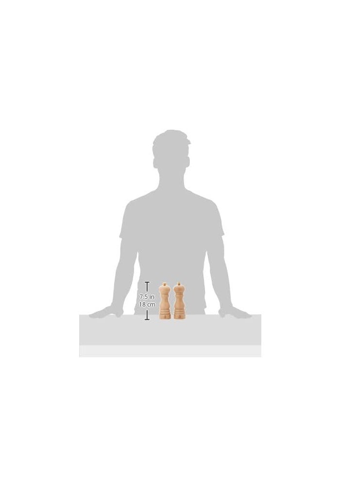 Peugeot Paris U'Select Salt and Pepper Mill Set - 7.09in Natural Beech Wood - Image 3