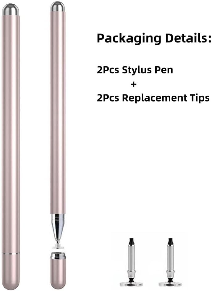 Bimahoo 2Pcs Stylus Pen for Samsung Galaxy Tab A7/A8/A8plus/A9/A9Plus,S Pen Compatible with iOS/Android/Windows and Other Series of Capacitive Screen Digital Devices (Pink) - Image 2