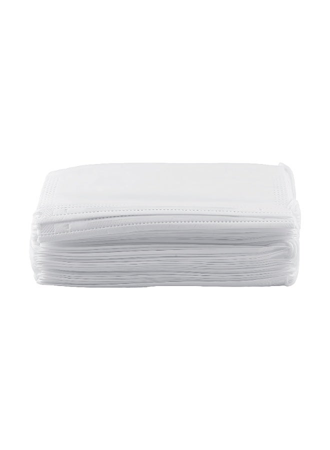 Packwell Non Woven Face Mask White | 3 Ply Disposable Protective Mask | Soft & Breathable | Ear Loop Design | Pack of 50 - Image 5