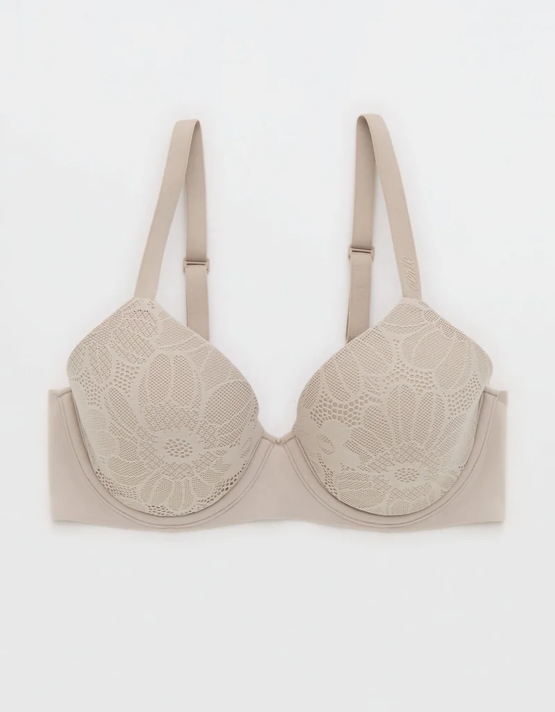 Aerie Aerie SMOOTHEZ Lace Full Coverage Lightly Lined Bra