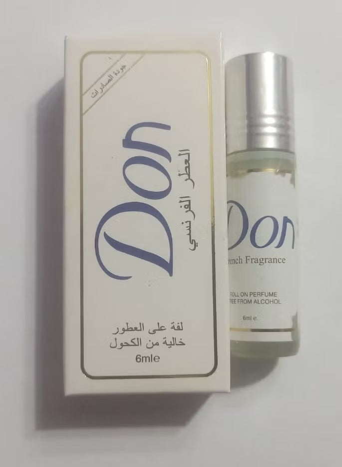 دون العطر الأصلي رول أون برائحة فرنسية خالي من الكحول 6 مل - Image 2