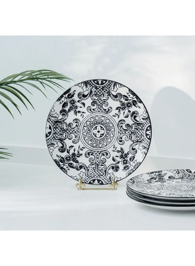 DANUBE HOME Angelika 20-Pc Porcelain Dinner Set - Black-Serves 4