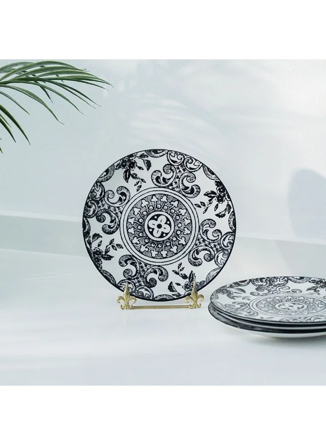 DANUBE HOME Angelika 20-Pc Porcelain Dinner Set - Black-Serves 4