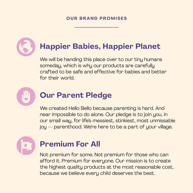 Hello Bello Premium Baby Lotion - Gentle Hypoallergenic Vegan Formula to Nourish and Moisturize - Sweet Cream Scent - 8.5 oz - Image 4