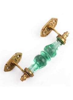 Indian-Shelf IndianShelf 1 Pack Glass Mint Decorative Drawer Pulls Solid Unique Cabinet Handles for Door Dresser GH24  - Image 1