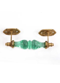 Indian-Shelf IndianShelf 1 Pack Glass Mint Decorative Drawer Pulls Solid Unique Cabinet Handles for Door Dresser GH24  - Image 2