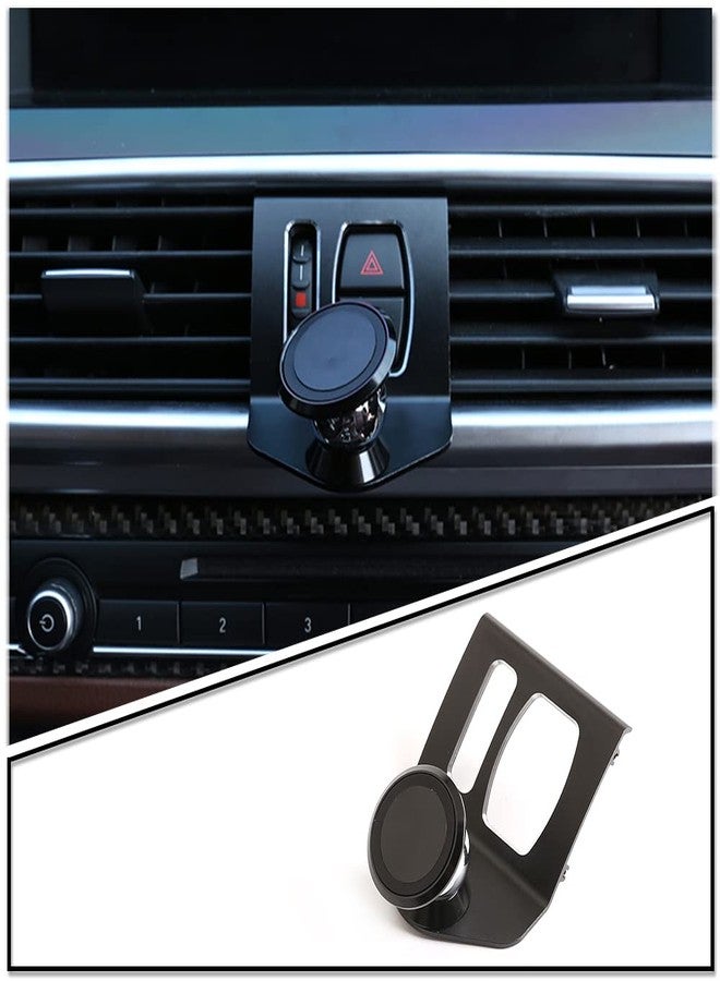 LLKUANG 360-Degree Rotary Cell Phone Holder Mobile Phone Mount Black(Magnet) for BMW 5 Series F11 F10 F07 2010-2016 (Black) - Image 1