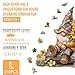 Artipuz Wooden Puzzles for Adults Sunflower Gnome Wooden Puzzle Unique Wood Jigsaw Puzzle for Adults Wood Puzzles Adult Gifts for Family Wall Art Home Decor 210pcs 129 131in L - Image 4