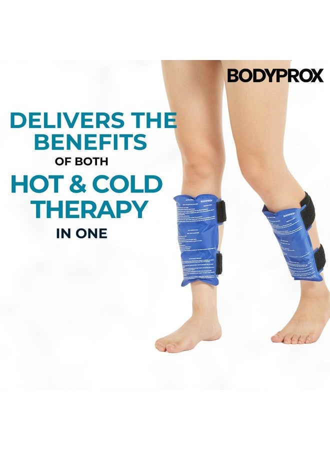 BODYPROX Shin Splint Ice Pack 2 Pack - Reusable Cold and Hot Wrap for Shin Splints Pain Relief, Flexible Ice Pack for Runners - Image 2