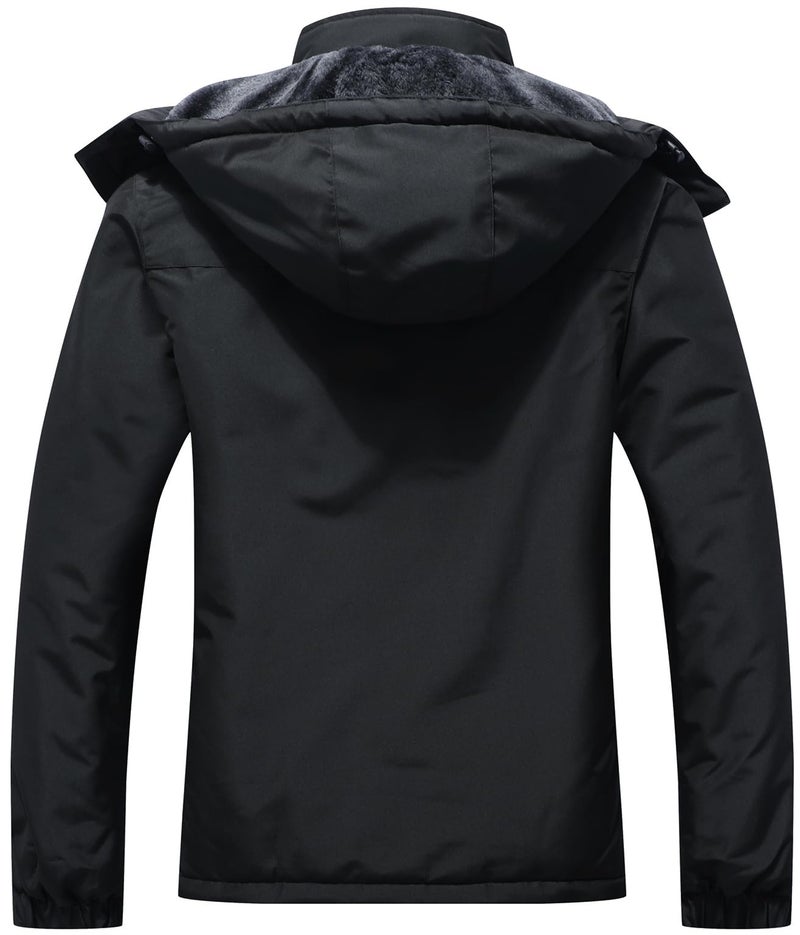 MOERDENG Women's Ski Jacket Warm Winter Coat Hooded Snowboarding Jackets Waterproof Mountain Windbreaker for Hiking Traval - Image 2