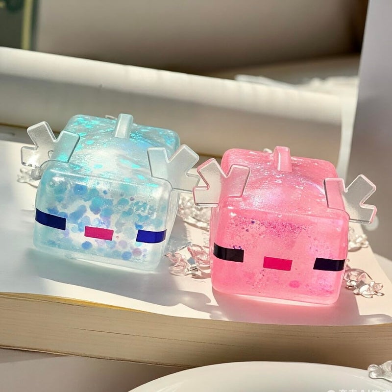 TiTiC Taba Squishy Toys Squeeze Toys Cat Paw Cute Kawaii Sticky Squishy Fidget Toys Silicone Squeeze Toy for Stress ReliefCute Soft ToysBest Gift for Anniversary 2pcs Axolotl - Image 1