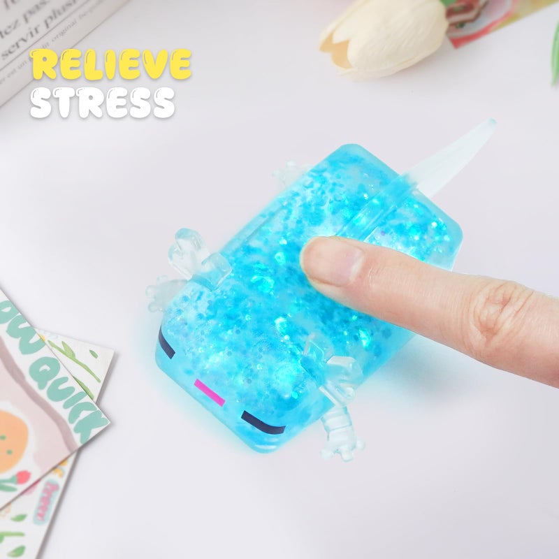 TiTiC Taba Squishy Toys Squeeze Toys Cat Paw Cute Kawaii Sticky Squishy Fidget Toys Silicone Squeeze Toy for Stress ReliefCute Soft ToysBest Gift for Anniversary 2pcs Axolotl - Image 5